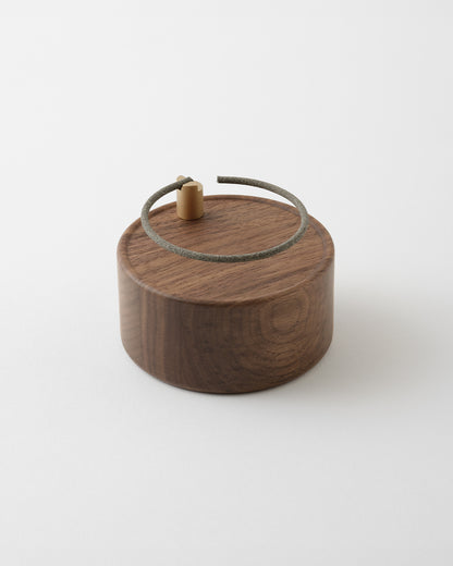 MD香時計 香台 木 ウォールナット／ MD Scent Clock Incence Stand Wood Walnut