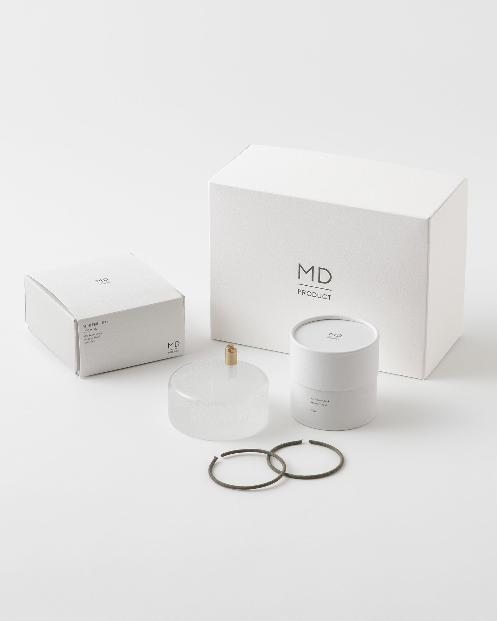 MD香時計セット［ガラス］ギフトボックス付