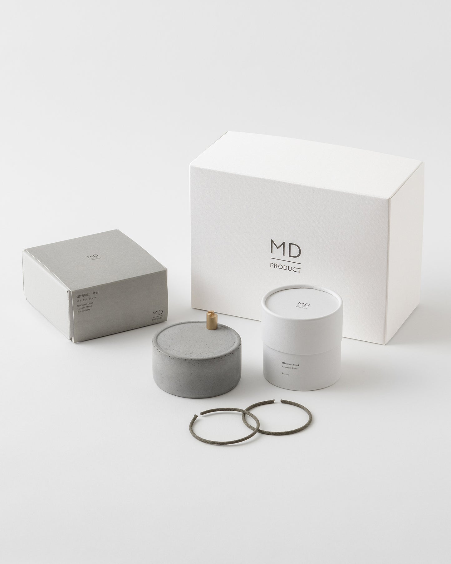 MD香時計セット［モルタル］ギフトボックス付