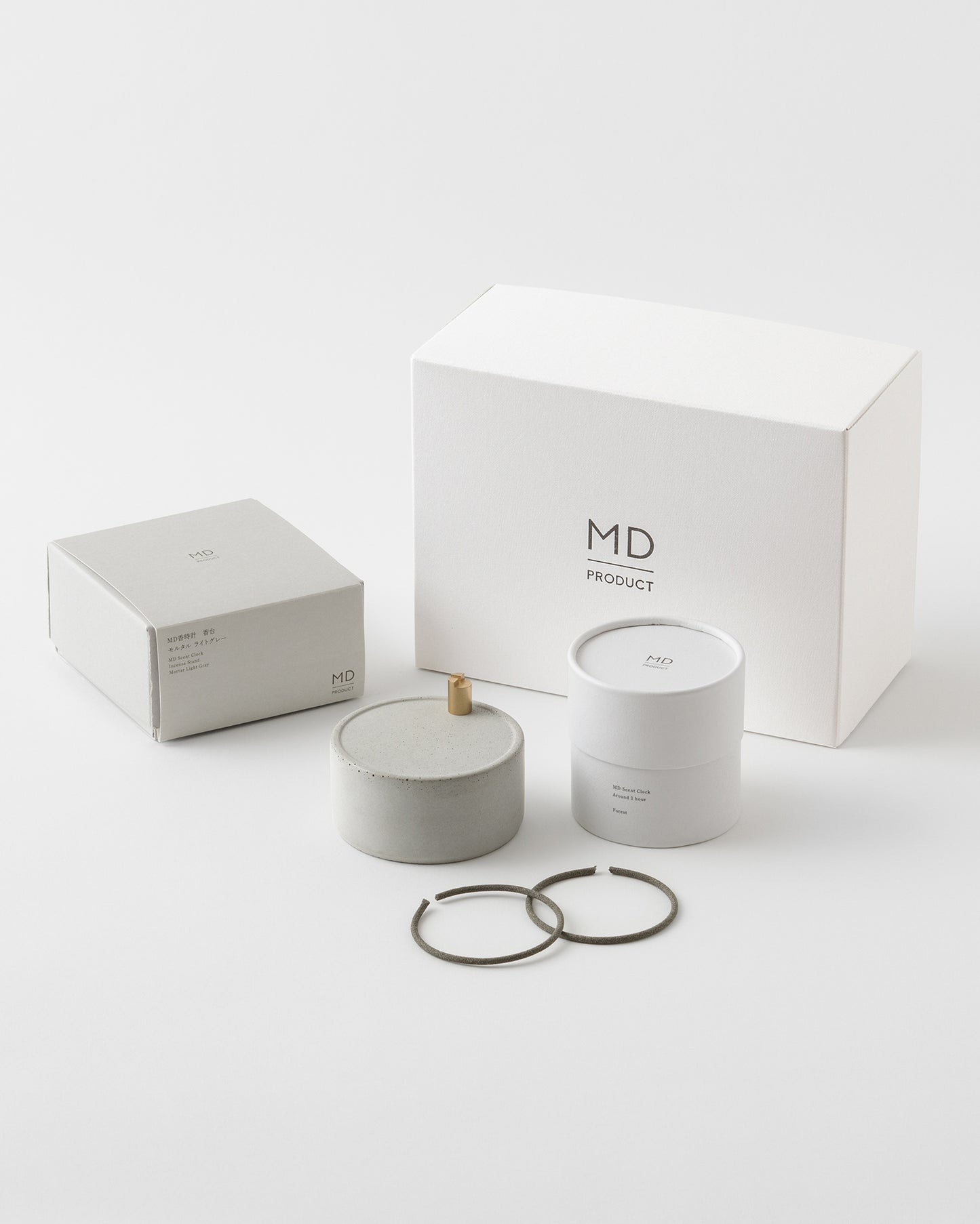 MD香時計セット［モルタル］ギフトボックス付