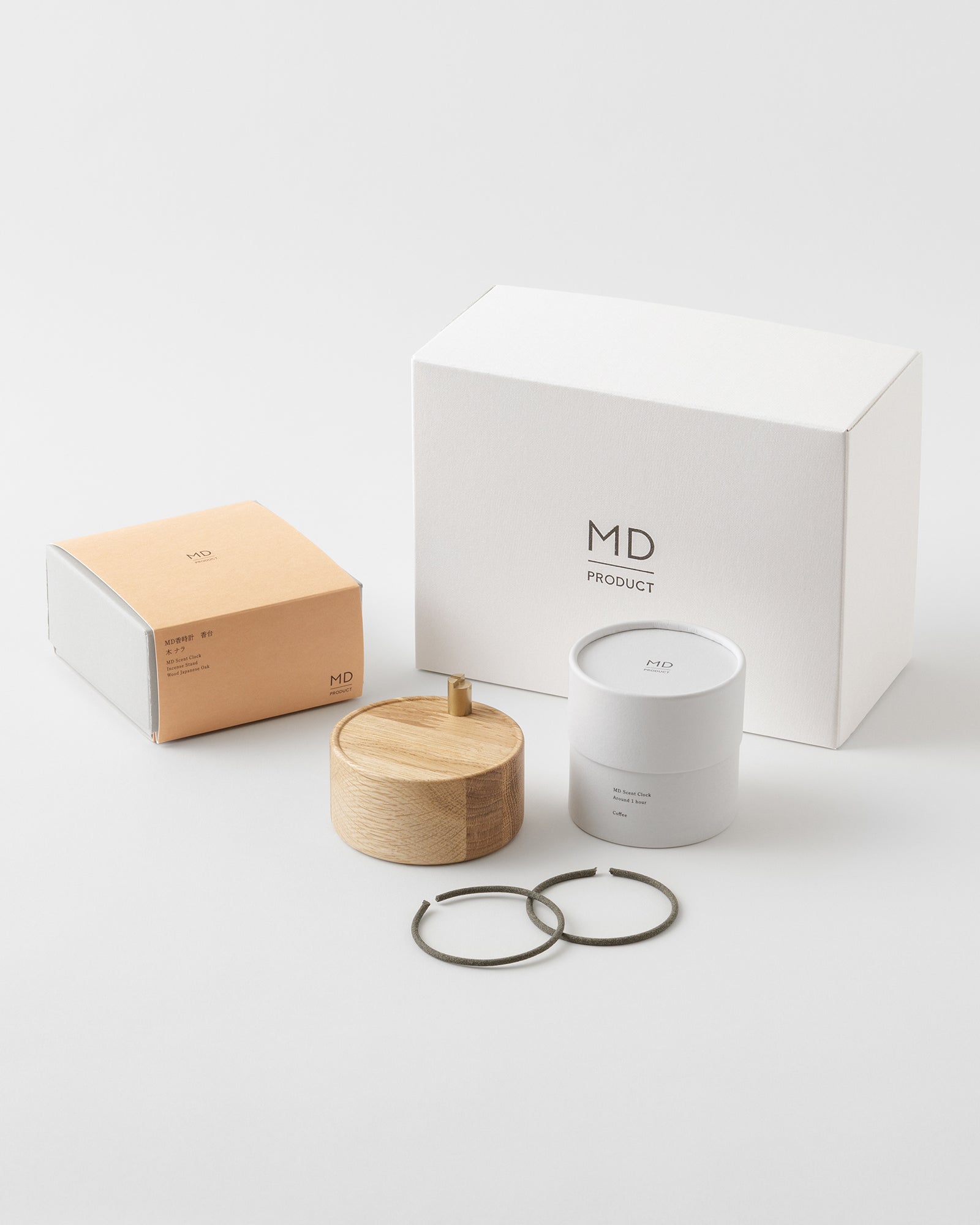 MD香時計セット［木］ギフトボックス付