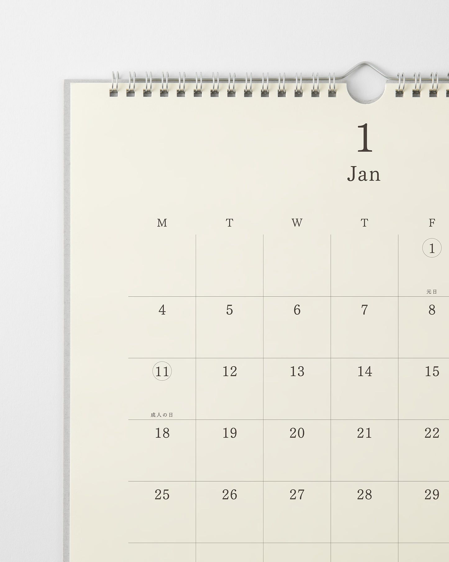 _MD壁掛カレンダー鉛筆付//MD Wall Calendar + MD Pencil